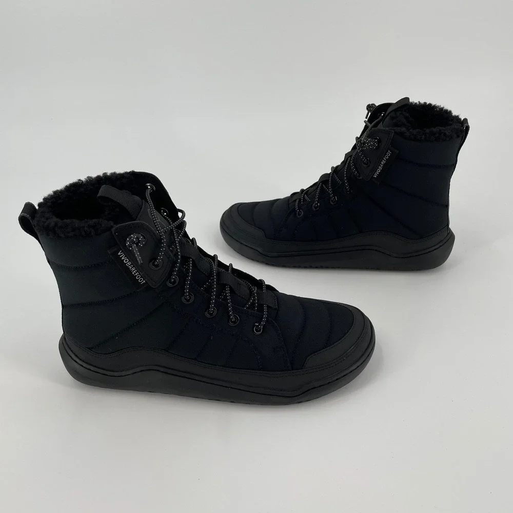 Vivobarefoot Gobi Hiber Winter Boot PrimaLoft Insulated Obsidian Black 38 NIB